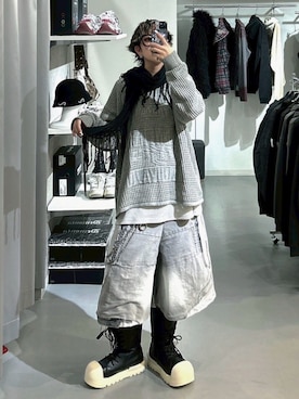 Never mind the XU / Chikashitsu+さんのコーディネート