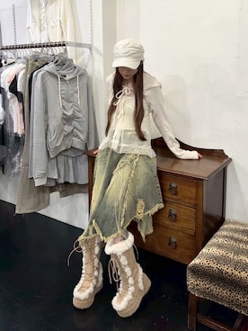 Never mind the XU / Chikashitsu+さんのコーディネート