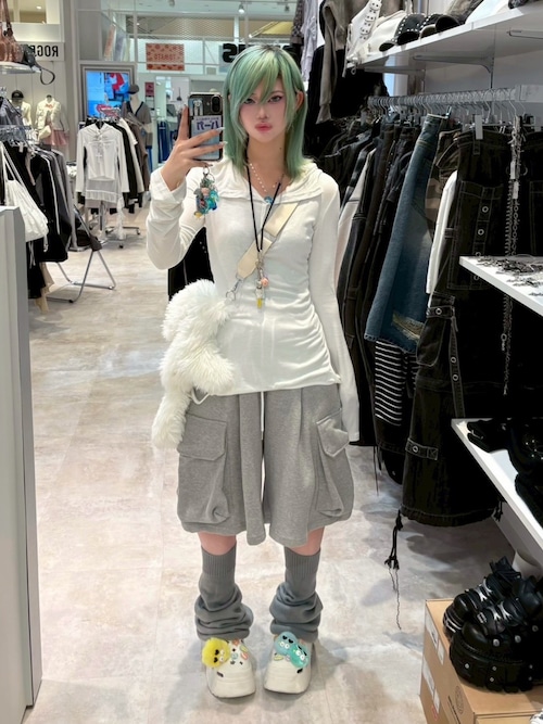 Never mind the XU】boots cut leg warmer / 【ネバーマインド ザ