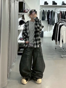 Never mind the XU / Chikashitsu+さんのコーディネート