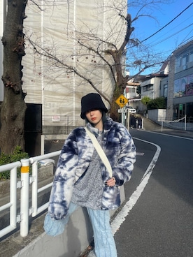 Never mind the XU / Chikashitsu+さん（レディース・163cm）の冬コーディネート