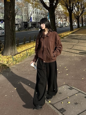 「Chikashitsu +（チカシツプラス）のアイテム」を使った、Never mind the XU / Chikashitsu+さん（骨格ウェーブ・レディース・170cm）の冬コーディネート