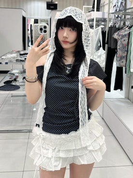 Never mind the XU / Chikashitsu+さん(レディース・151cm)の夏コーディネート