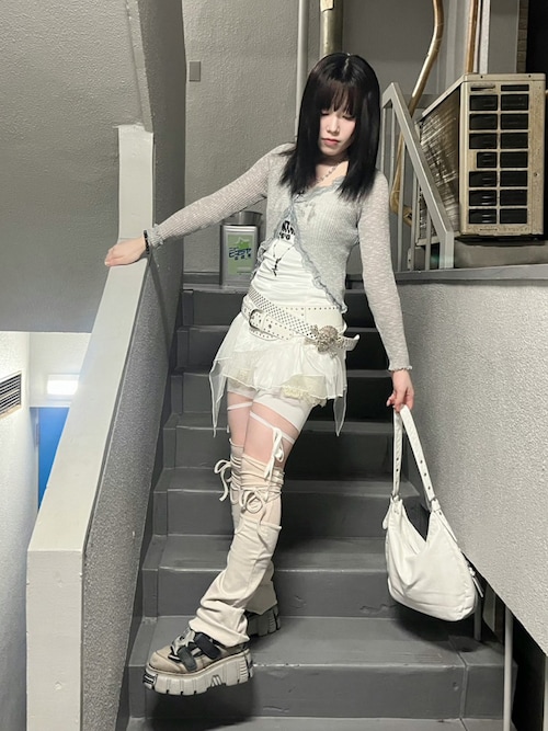 【保障できる】 XU】cross chain necklace / 【エックスユー】クロスチェーン アクセサリー