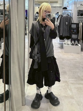 Never mind the XU / Chikashitsu+さん（レディース・160cm）の冬コーディネート