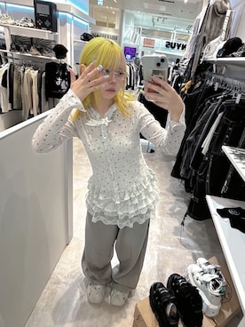 「ドット柄」｜Never mind the XU / Chikashitsu+さん（レディース・165cm）の秋コーディネート