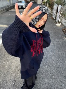 【ESC STUDIO】21FW★ mix knit trooper hat ESC STUDIO（イーエスシースタジオ）の「【ESC STUDIO/イーエス