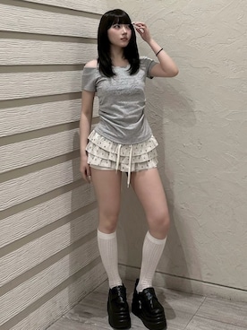 Never mind the XU / Chikashitsu+さん(レディース・151cm)の夏コーディネート
