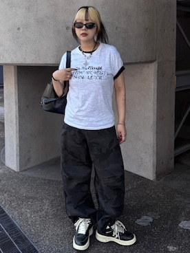 Never mind the XU / Chikashitsu+さん（レディース・163cm）の夏コーディネート