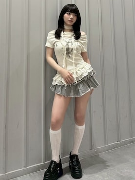 Never mind the XU / Chikashitsu+さん（レディース・151cm）の夏コーディネート