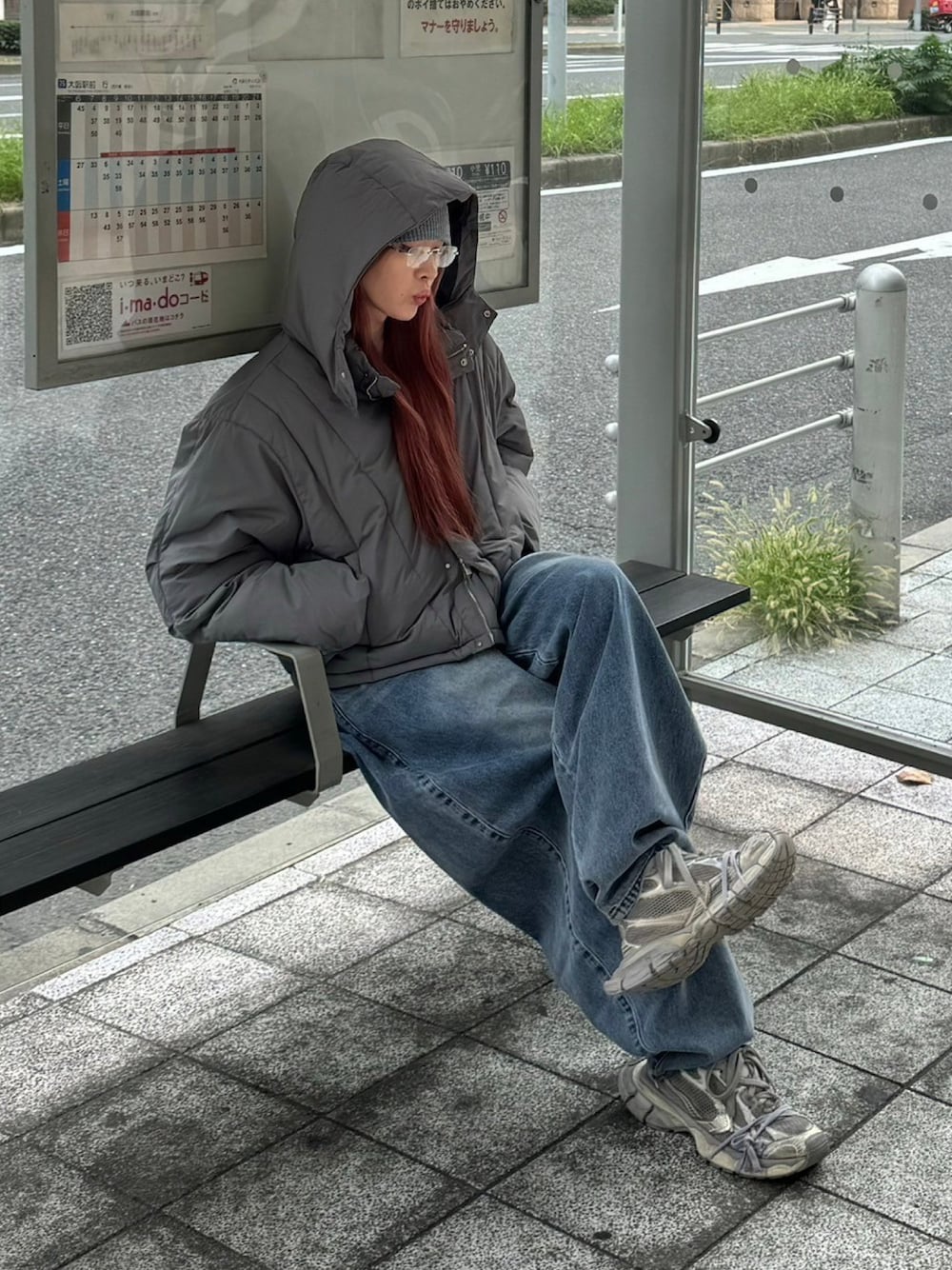 Chikashitsu +】super buggy denim pants / 【チカシツプラス