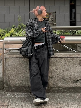 Never mind the XU / Chikashitsu+さん（メンズ・180cm）の春コーディネート