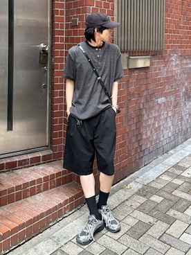 Never mind the XU / Chikashitsu+さん（骨格ナチュラル・メンズ・175cm）の夏コーディネート