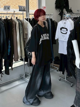 「アイテム（バッグ）」を使った、Never mind the XU / Chikashitsu+さん（メンズ・168cm）の夏コーディネート