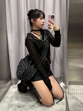 Never mind the XU / Chikashitsu+さん（レディース・153cm）の秋コーディネート