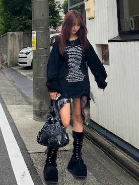 Never mind the XU / Chikashitsu+さん(レディース・166cm)の秋コーディネート