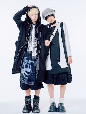 Never mind the XU / Chikashitsu+さんのコーディネート