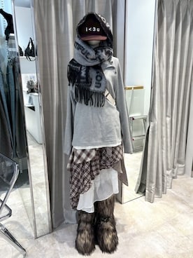 Never mind the XU / Chikashitsu+さん（レディース・160cm）の冬コーディネート