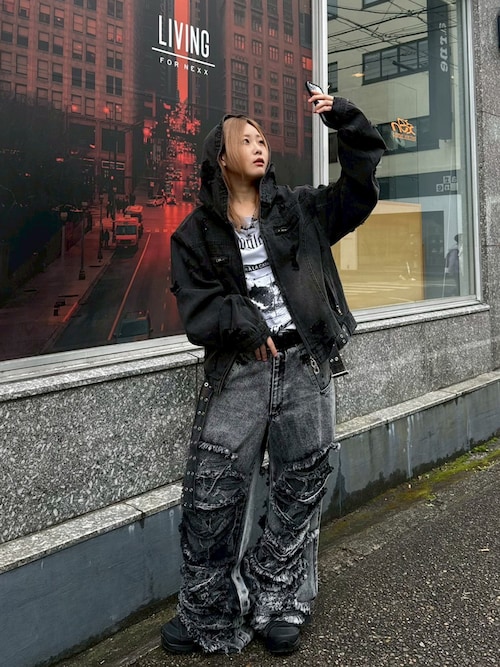 【DIG YOUR OWN GRAVE】DENIM HOOD JKT DIG YOUR OWN GRAVE】DENIM HOOD JKT / 【ディグユアオウン