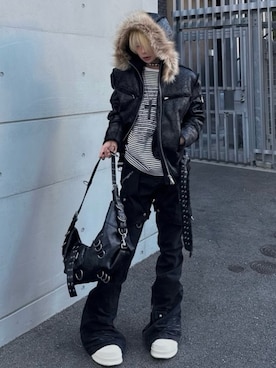 Never mind the XU / Chikashitsu+さん（メンズ・170cm）の冬コーディネート