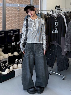 Never mind the XU / Chikashitsu+さんのコーディネート