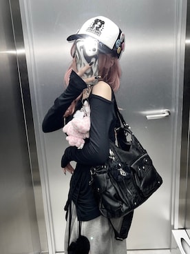 「ESC STUDIO（イーエスシースタジオ）のアイテム」を使った、Never mind the XU / Chikashitsu+さん（レディース・150cm）の秋コーディネート