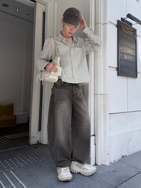 Never mind the XU / Chikashitsu+さん(メンズ・183cm)の冬コーディネート