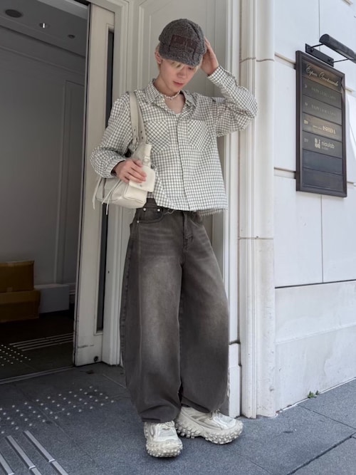 Chikashitsu +】super buggy denim pants / 【チカシツプラス Chikashitsu +】super buggy denim pants / 【チカシツプラス