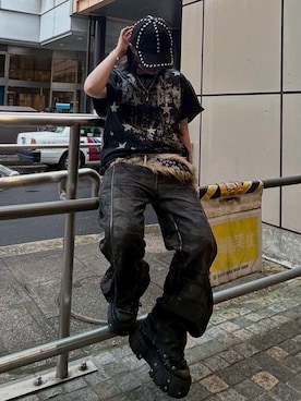 Never mind the XU / Chikashitsu+さん（レディース・156cm）の冬コーディネート