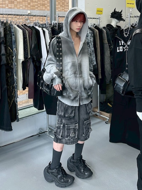nmtc+】washing zip up hoodie / 【エヌエムティーシープラス