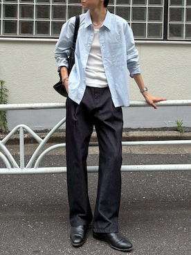 Never mind the XU / Chikashitsu+さん(メンズ・172cm)の夏コーディネート