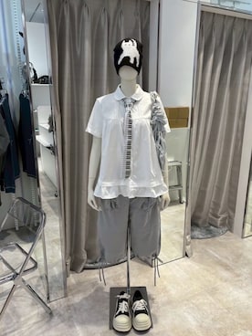 「Never mind the XU / Chikashitsu+（ネバーマインド ザ エックスユー / チカシツプラス）のアイテム」を使った、Never mind the XU / Chikashitsu+さん（レディース・160cm）の秋コーディネート