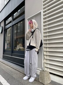 チコユコ ドロストダンボールスウェットワンピース | Chico(チコ
