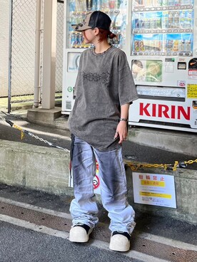 Never mind the XU / Chikashitsu+さん（レディース・154cm）の夏コーディネート