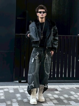 Never mind the XU / Chikashitsu+さんのコーディネート