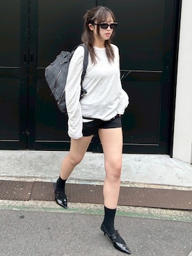Never mind the XU / Chikashitsu+さん(レディース・159cm)の夏コーディネート