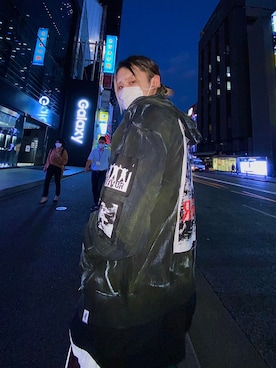 「REGION（リージョン）のアイテム」を使った、Never mind the XU / Chikashitsu+さん（メンズ・170cm）の秋コーディネート