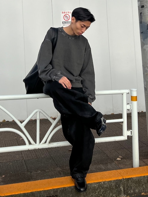 chikashitsu + スウェットセットアップブラック