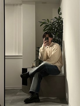 Never mind the XU / Chikashitsu+さん（メンズ・177cm）の冬コーディネート