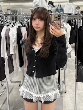 「アイテム（レッグウォーマー）」を使った、Never mind the XU / Chikashitsu+さん（レディース・153cm）の夏コーディネート