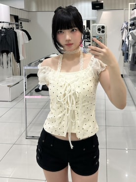 Never mind the XU / Chikashitsu+さん(レディース・151cm)の夏コーディネート