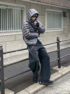 Never mind the XU / Chikashitsu+さん（骨格ナチュラル・メンズ・180cm）の冬コーディネート