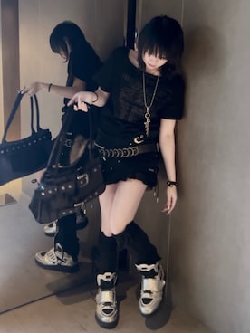 Never mind the XU / Chikashitsu+さん(レディース・158cm)の春コーディネート