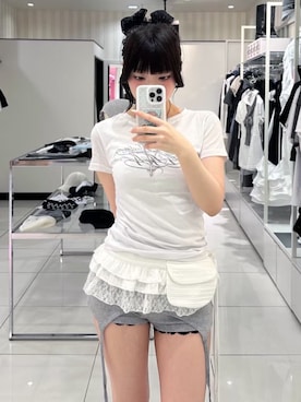 Never mind the XU / Chikashitsu+さん(レディース・151cm)の夏コーディネート