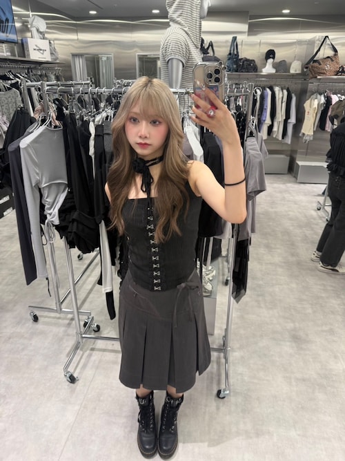 タンクトップ ノースリーブ 「SETUP‐EXE」LACE HOOK SLEEVELESS / 「セットアップエグゼ」レースフックタンクトップ レディ SETUP‐EXE】LACE HOOK SLEEVELESS / 【セットアップエグゼ