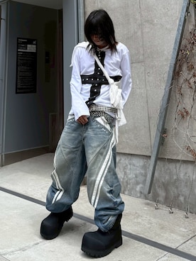 Never mind the XU / Chikashitsu+さん（メンズ・171cm）の夏コーディネート