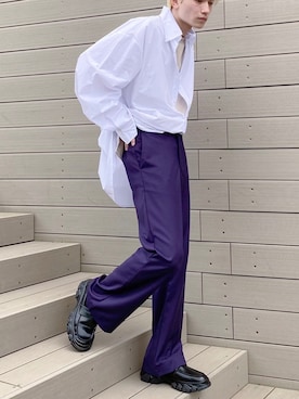 「ASTRAL（アストラル）のアイテム」を使った、Never mind the XU / Chikashitsu+さん（メンズ・175cm）の秋コーディネート