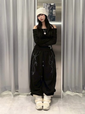 「ストリートファッション」｜Never mind the XU / Chikashitsu+さん（メンズ・153cm）の秋コーディネート