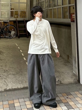 Never mind the XU / Chikashitsu+さん(メンズ・182cm)の冬コーディネート