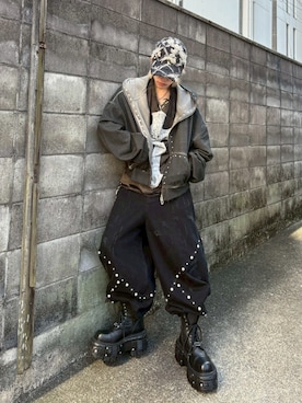 Never mind the XU / Chikashitsu+さん（メンズ・171cm）の秋コーディネート